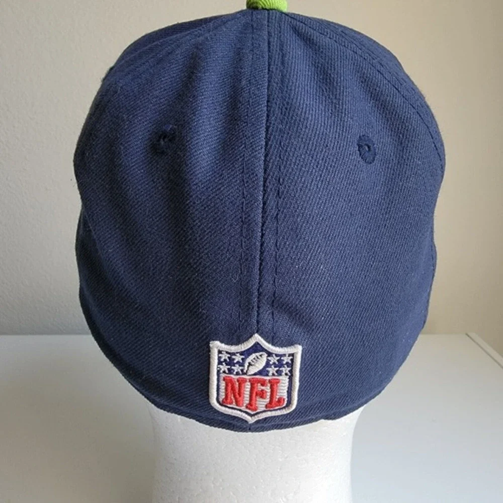 NFL Seattle Seahawks‎ New Era 59fifty Cap Hat Size 7 Polyester Blue